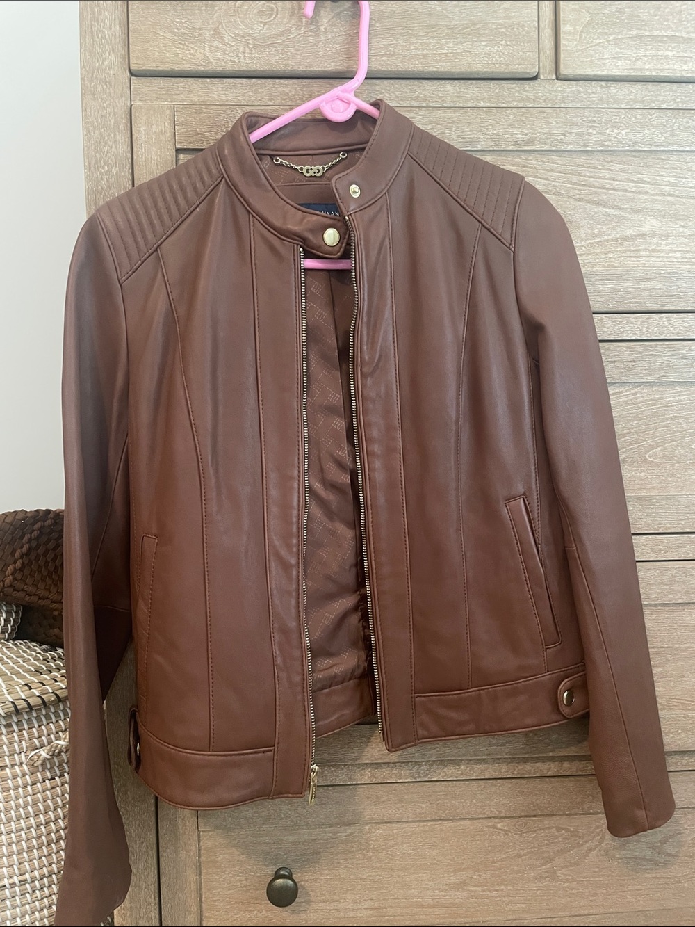Cole Haan biker jacket